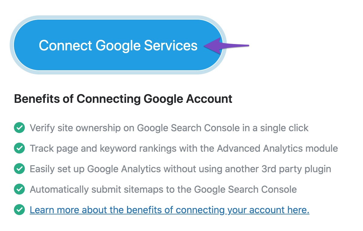 Connect Google Service