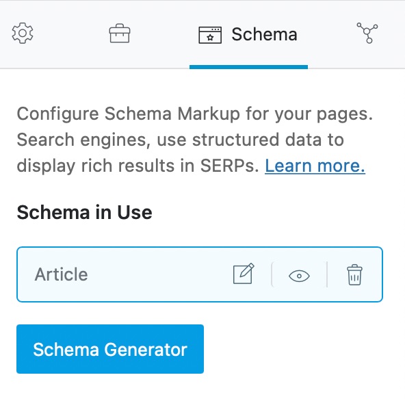 How Post Looks With Schema Added