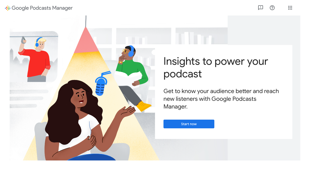 Google podcasts Manager